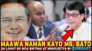 🔴BATO at ABALOS NAGKAINITAN MAAWA naman KAYO MR BATO sa LAHAT ng mga naging BIKTIMA ni QUIBOLOY [upl. by Baese]