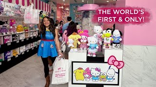 Hello Kitty Exclusive Preview at BuildABear Los Angeles  GIVEAWAY [upl. by Assila]