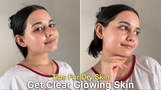 Skincare Tips For Dry Skin  Glowing Hydrated and Radiant Skin skincarefordryskin dryskintips [upl. by Ylimme]