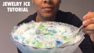 ASMR TITANIC JEWELRY ICE AND SNOW TUTORIAL [upl. by Eillek]