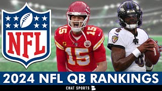 NFL QB Rankings Projecting All 32 Starting Quarterbacks In 2024 amp Ranking Them From Worst To First [upl. by Aivirt]