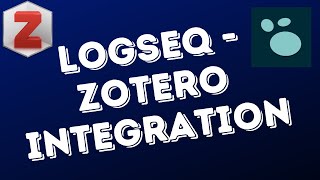 How to Integrate Your Zotero with LogSeq Effortlessly Master NoteTaking amp Research Workflow [upl. by Maharg678]