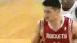 Yao Ming dunks on Kevin Garnett  posterized boston celtics [upl. by Ahsan]