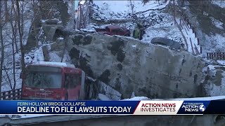 Lawsuits filed against city of Pittsburgh inspection firms over Fern Hollow Bridge collapse [upl. by Lebatsirc]