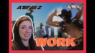 Struggling Atiny Reacts to ATEEZ에이티즈  WORK Official MV [upl. by Analiese620]