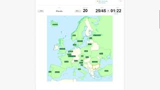 Sporcle  Find the European country based on their largest noncapital city [upl. by Nueormahc559]