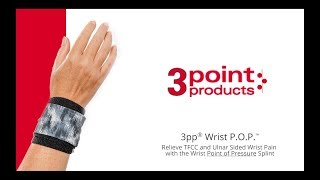 How to Use the 3pp Wrist POP Splint to Relieve TFCC and UlnarSided Wrist Pain  3Point Products [upl. by Sondra]