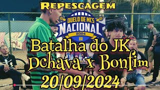 SELETIVA REGIONAL DCHAVA 🆚 BONFIM  BATALHA RO JK  repescagem 20092024 [upl. by Towland]