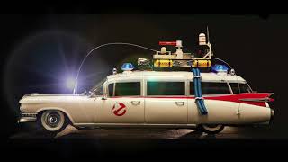 1 hour SFX Sound Effects  Ghostbusters Ecto1 siren start up running and shut down [upl. by Asilef]