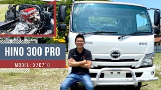 HINO XZC710  HINO 300 PRO  4009cc EURO 3 ENGINE 156HP amp 460nm TORQUE MALAYSIA SPEC [upl. by Weiler]