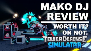 Mako DJ Skin Review Should You Buy It Or Not  Roblox TDS [upl. by Ellenor]