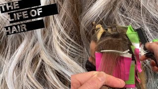 Lived In Blonde Balayage Hairstyle  Adding Dimension With Toner [upl. by Joshi837]