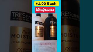 Tresemme shampooconditioner for 100 EA  Walgreens extremecouponing walgreenscouponingthisweek [upl. by Lusty729]