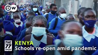 Kenya Schools reopen amid COVID19 pandemic [upl. by Ahsyekat]