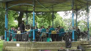 Gretton Silver Band  The Rockingham Road Pleasure Park Kettering2172405 [upl. by Leidag362]