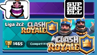 Cómo es la LIGA 2C2 Clash Royale 😲 [upl. by Akimad849]