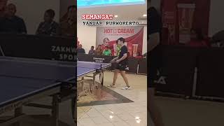 SEMANGAT YANUAR PURWOKERTO pingpong tenismeja youtubeshorts harmonitabletennis1310 [upl. by Nwahsear]