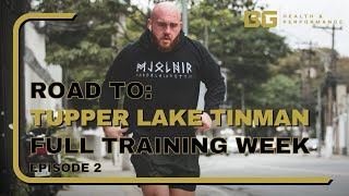 Road To Tupper Lake Tinman Triathlon Full Training Week [upl. by Armand]