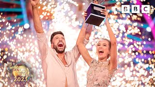 Watch in full WINNERS Rose amp Giovanni lift the Glitterball Trophy 🏆 ✨ The Final ✨ BBC Strictly 2021 [upl. by Ayaros280]