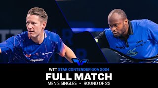 FULL MATCH  Ruwen FILUS vs Quadri ARUNA  MS R32  WTTGoa 2024 [upl. by Urbain]