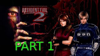 Resident Evil 2 1998  PS1  1080p60fps  Walkthrough Gameplay PS1 Game [upl. by Simdars]