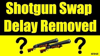 SHOTGUN SWAP DELAY REMOVED POSSIBLE DOUBLE SHOTGUN METHOD  Fortnite [upl. by Sitruc]