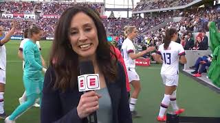 USWNT vs Belgium April 7 2019 [upl. by Einalem]