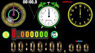 086400 seconds timer in 1000x 24 hours countup timer alarm🔔2160p [upl. by Francisco]