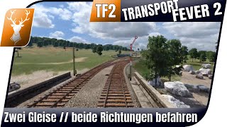 Transport Fever 2  Let´s Play 9  Mehrere Züge auf einer Strecke So geht es [upl. by Groeg]