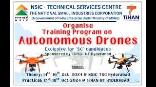 Drone work shop in NSIC TSC Hyderabad [upl. by Wessling]