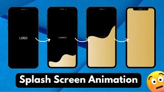 Easy Simple Splash Screen Animation in Figma🔥 [upl. by Westbrooke]