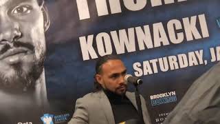 Keith Thurman Asked What If Lopez Fight Goes 12 Rds [upl. by Hadihahs]