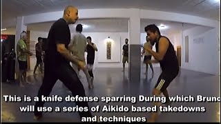 KN1FE DEFENSE Sparring combatives [upl. by Yzzo]