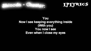 Linkin Park With You  Lyrics on screen  HD [upl. by Ttenneb]