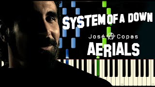 System Of A Down  Aerials Piano Tutorial  Partitura [upl. by Kemppe]