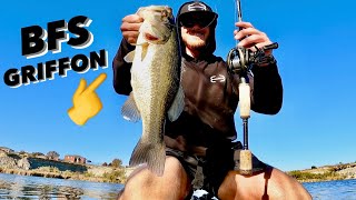 Bait Finesse Megabass Griffon SLAYS Forth Worth Winter BFS Angling [upl. by Thgiwed]