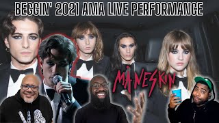 Måneskin  Beggin Reaction Live 2021 American Music Awards Performance Energy Energy Energy [upl. by Jat]