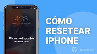 Cómo resetear iPhone en 3 formas [upl. by Gawlas]