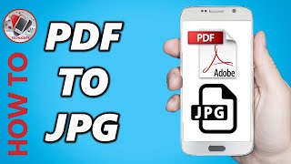 How to Convert PDF to JPG in Mobile  TechMob99 [upl. by Yerhpmuh]