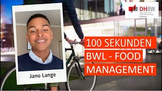 100 Sekunden BWLFood Management  Jano Lange [upl. by Cailean]