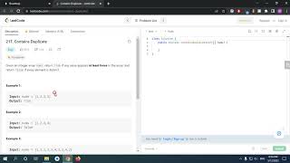 217 Contains Duplicate LeetCode Java  Conceptually [upl. by Ayoj346]