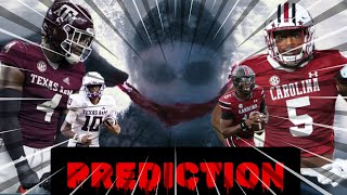 Texas AampM Aggies vs South Carolina Gamecocks PREVIEW amp PREDICTION [upl. by Ahseinet]