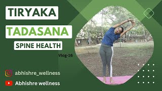 Tiryaka Tadasana  Grow Your Hight  Make Healthy Spine [upl. by Harutek]