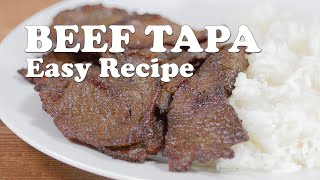 Beef Tapa  Easy Recipe [upl. by Ahtera910]