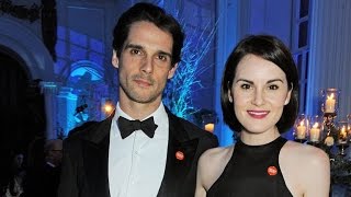 Downton Abbey Star Michelle Dockery Gives Emotional Eulogy at Late Fiances Funeral [upl. by Naerad]