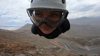 The World’s Longest Zipline Jebel Jais [upl. by Supen965]