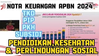 LANGSUNG DARI KEMENKEU NOTA KEUANGAN RAPBN TAHUN 2024 [upl. by Dyana]