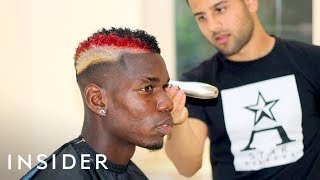 Meet The Barber Behind Paul Pogba’s Famous Haircuts [upl. by Baese]