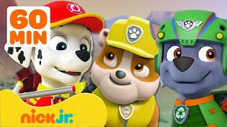 PAW Patrol  Bouwveiligheidsmissies met Rubble Marshall en Rocky  1 Uur  Nick Jr [upl. by Licna]