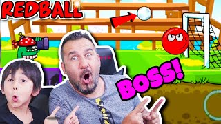 SONUNDA REDBALL BOMBACI BOSS GELDİ PENALTI KURTARMA CHALLENGE  EGEMEN KAAN İLE REDBALL OYNUYORUZ [upl. by Rohpotsirhc]